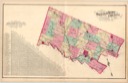 Outline map of Montgomery County with travel distances, 1877.