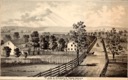 The Farm & Residence of Thomas Abraham, 1877 Illustration