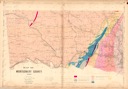 Geological map of Montgomery County from the J.L. Smith geological atlas.