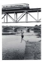Boy Jumping into the Schuylkill River near the Bridgeport-Norristown Viaduct. Photo by James Brazel, July 4, 1966.