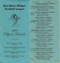 Bux-Mont Football Schedule 1961.