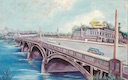 Postcard for Dannys Diner from the early 1950s.