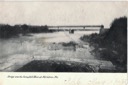 Postcard of the DeKalb Street Wooden Covered Bridge over the Schuylkill connecting Bridgeport to Norristown. Before 1928.