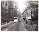 Bus avoiding Hanging Rock, 1954