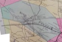 King of Prussia 1871 detail from the Hopkins Montgomery County Atlas.