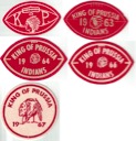 King of Prussia Indians Football patches 1963-67.
