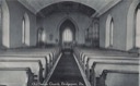 Postcard of the interior of Christ Church Old Swedes in Swedeland between 1925 and 1935.