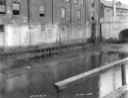 The back of the A. H. March Meat Packing Plant on the Schuylkill Canal in 1928. (Courtesy of the Historical Collection of the Philadelphia Water Department.)
