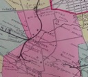 Shainline, Henderson Station - 1871 detail from the Hopkins Montgomery County Atlas.