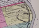 Swedeland and Swedesburg 1871 detail from the Hopkins Montgomery County Atlas.