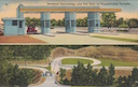 PA Turnpike postcard showing an artist