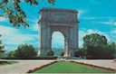 Memorial Arch, Valley Forge postcard, 1964.