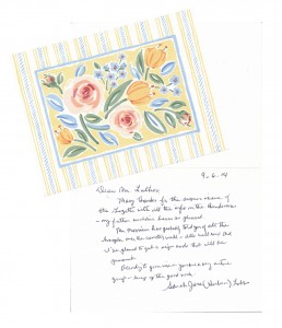 Thank you note